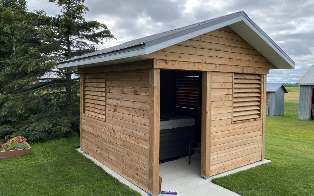 Construction d’abris pour spa