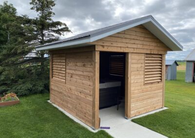 Construction d’abris pour spa