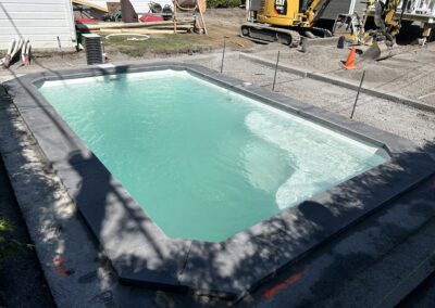 Installation de piscines en fibre