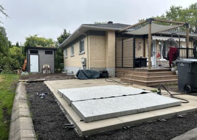 Installation de spas en fibre