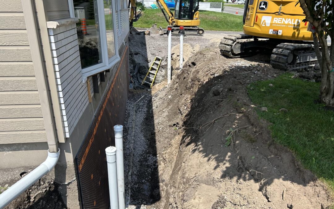 Réfection de drain, Av. Lapierre